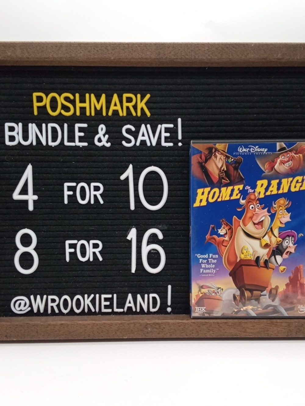 Disney Home On The Range DVD#J2